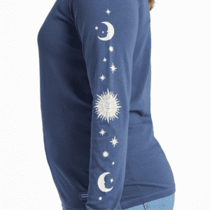 Womens Celestial Sun Moons Long Sleeve CrusherLITE Tee 115129 Darkest Blue 1.png