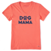 Womens Dog Mama Short Sleeve CrusherLITE Vee 107999 Mango Orange.png