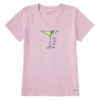 Womens Dry Day Martini Short Sleeve CrusherLITE Vee 108016 Seashell Pink.png