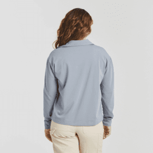 Womens Solid CrusherFLEX Collared Pullover 108781 Stone Blue 1.png