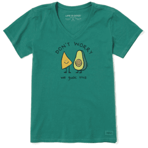 Womens We Guac This Short Sleeve Crusher Vee 107895 Spruce Green.png