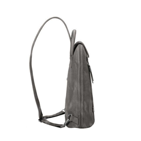 Baggallini Metro Backpack With Phone Wristlet Side Sterling Shimmer MBP283 Borrego Outfitters