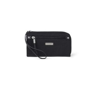 Baggallini Zip Around RFID Wallet Black ZAW548 B0001 Borrego Outfitters