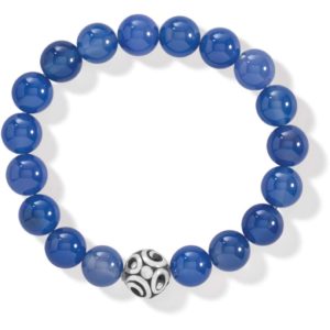Brighton Contempo Chroma Blue Agate Stretch Bracelet JF834D Borrego Outfitters