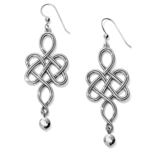 Brighton Interlok Endless Knot French Wire Earrings JA5320 Borrego Outfitters