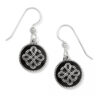 Brighton Interlok Noir French Wire Earrings JA7253 Borrego Outfitters