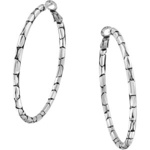 Brighton Pebble Large Hoop Earrings JA5410 Borrego Outfitters