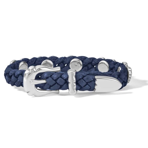 Brighton Roped Heart Braid Bandit Bracelet 07475d French Blue 2 Borrego Outfitters
