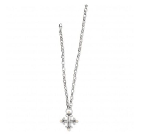 Brighton Taos Pearl Cross Necklace JM3743.1 Borrego Outfitters