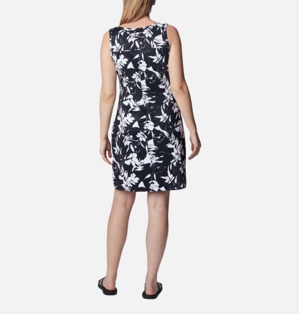 Columbia Sportswear Chill River Dress Black Pop Flora 1885751 013 2 Borrego Outfitters