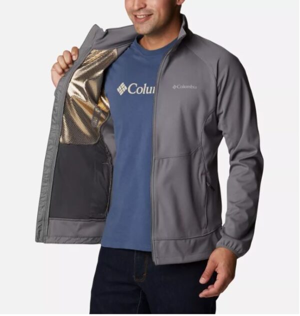 Columbia Sportswear Mens Canyon Meadows Softshell Jacket City Grey.3 Borrego Outfitters