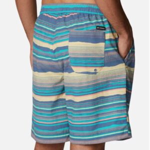 Columbia Sportswear Mens Summerdry Shorts Bluestone Horizons Stripe Multi 1930461.1 Borrego Outfitters