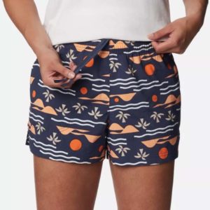 Columbia Sportswear Womens Sandy River II Printed Shorts Nocturnal Seaside Multi Borrego Outfitters