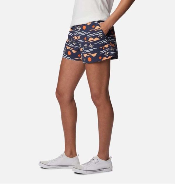 Columbia Sportswear Womens Sandy River II Printed Shorts Nocturnal Seaside Multi.2 Borrego Outfitters