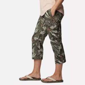 Columbia Sportswear Womens Silver Ridge Utility Capris Stone Green Floriculture.2 Borrego Outfitters