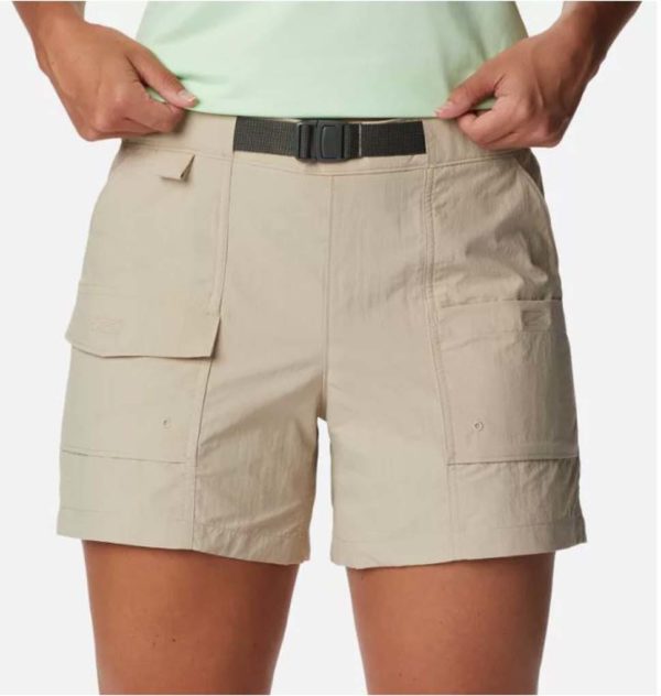 Columbia Sportswear Womens Summerdry Cargo Shorts Ancient Fossil Borrego Outfitters