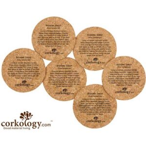 Corkology Bighorn Sheep Cork Coasters Back Borrego Outfitters