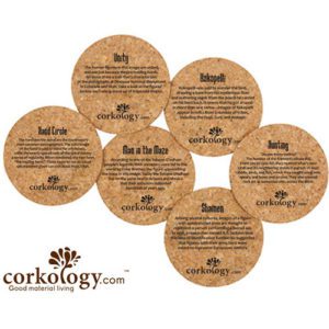 Corkology Petroglyphs Cork Coasters Back Borrego Outfitters
