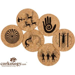 Corkology Petroglyphs Cork Coasters Borrego Outfitters
