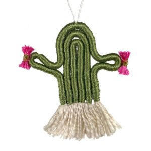 Dzi Handmade Ornament Saguaro Wrap 471382000 Borrego Outfitters