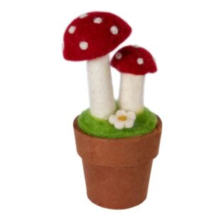 Dzi Handmade Twin Fairy Mushroom Red 480048000 Borrego Outfitters