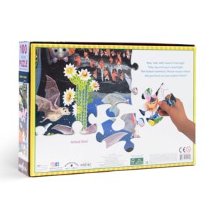 Eeboo 100 Piece Puzzle Love Of Bats 13795.1 Borrego Outfitters