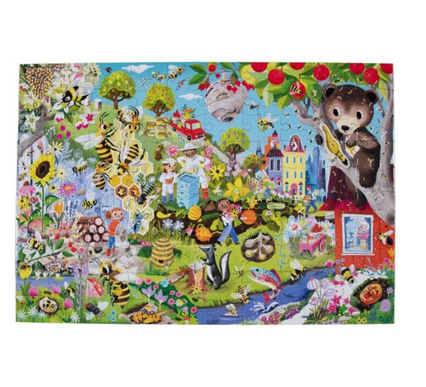 Eeboo 100 Piece Puzzle Love Of Bees 13794.2 Borrego Outfitters