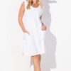 Escape By Habitat Cotton Slub Sand Sea Dress White 80011 Borrego Outfitters