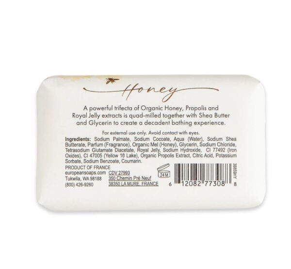 European Soaps Honey Soap Bar 2 Borrego Outfitters