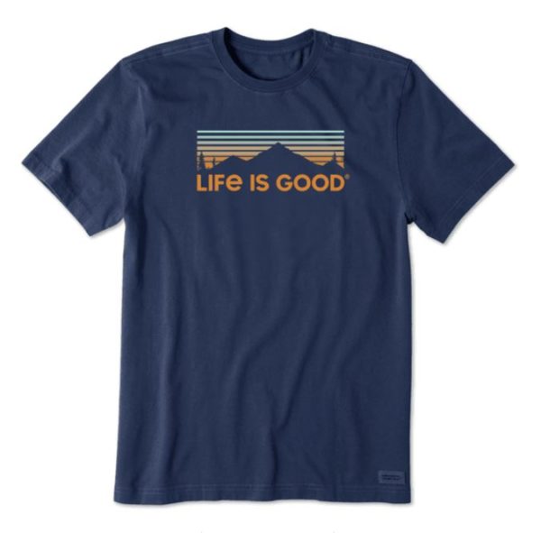 Life Is Good Mens Scenic Mountain Vista Darkest Blue 89671 Borrego Outfitters