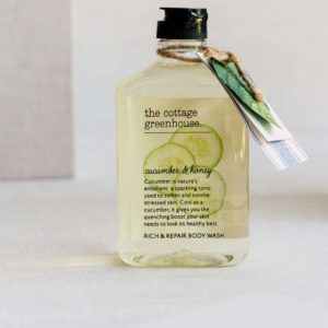 Margot Elena The Cottage Green House Cucumber And Honey Rich Body Wash 33754 Borrego Outfitters
