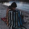 Nomadix Puffer Blanket Pinstripes Multi 7329.2 Borrego Outfitters