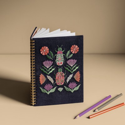 Now Designs Amulet Embroidered Journal SQUARE Borrego Outfitters