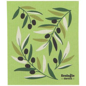 Now Designs Swedish Dishcloth Olives 2000196 Borrego Outfitters