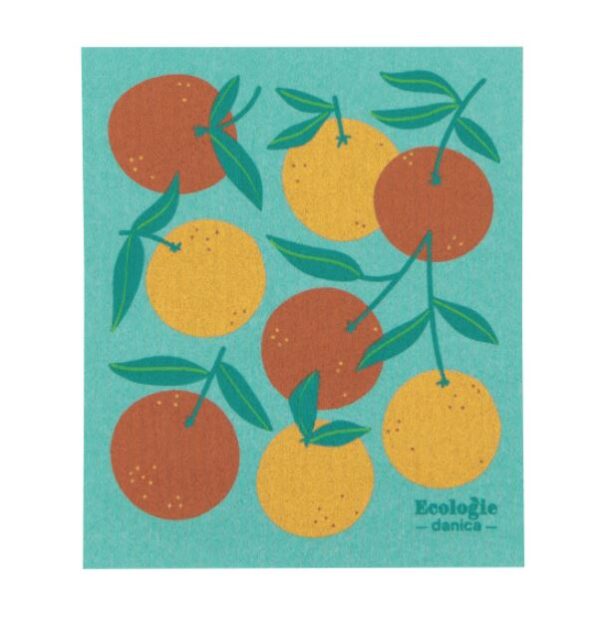Now Designs Swedish Dishcloth Oranges Borrego Outfitters