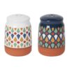 Now Designs Terracotta Kaleidoscope Shakers Set 5246002 Borrego Outfitters
