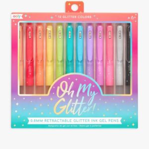 Ooly Oh My Glitter Retractable Gel Pens Set Of 12 132 124 Borrego Outfitters