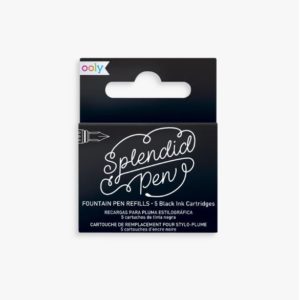 Ooly Splendid Fountain Pen Ink Refill Black Borrego Outfitters