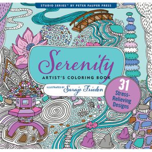 Peter Pauper Press Coloring Book Serenity 12072 Borrego Outfitters