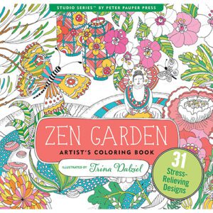Peter Pauper Press Coloring Book Zen Garden 19301 Borrego Outfitters