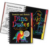 Peter Pauper Press Scratch Sketch Dino Dudes 54840 Borrego Outfitters