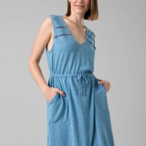 Prana Cozy Up Korrine Dress Blue Sky Heather 1971501 Borrego Outfitters