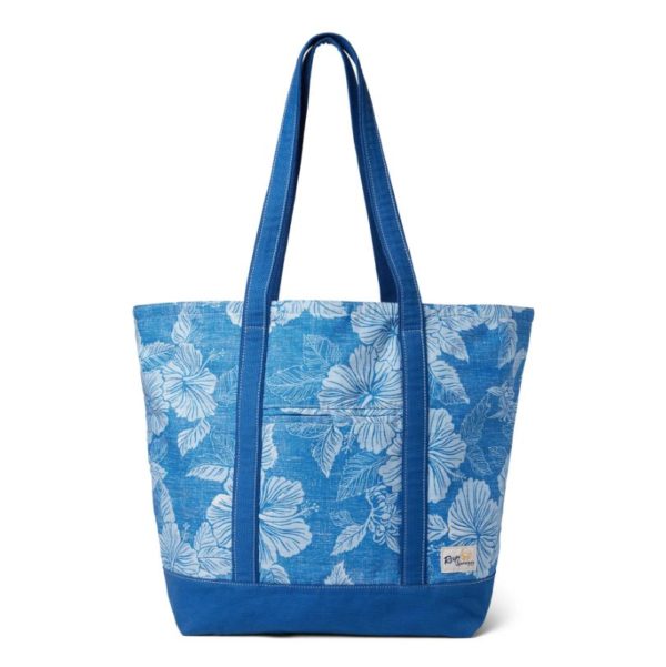 Reyn Spooner Aloha Biscus Tote Bag Ocean Blue 543050622 Borrego Outfitters