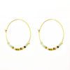Santore Jewelry Beaded Hoop Amazonite Earrings 20293 Borrego Outfitters