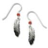 Sienna Sky 1528 Feather With Red Bead Borrego Outfitters