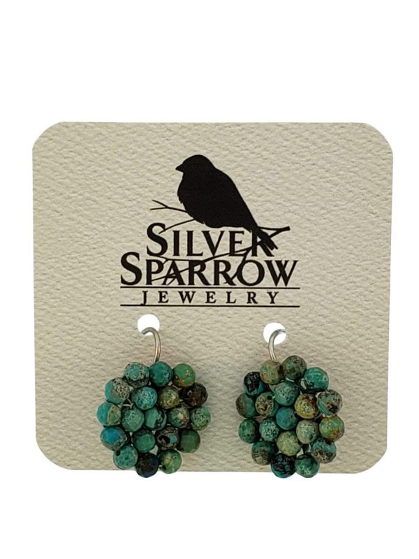 Silver Sparrow Jewelry Turquoise Retro Earrings B044 BDS Borrego Outfitters