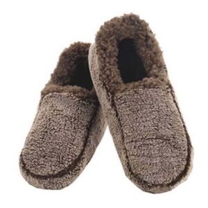 Snoozies Mens Two Tone Collection Classic Brown Borrego Outfitters