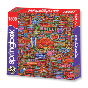 Springbok Nifty Neon 1500 Piece Puzzle 2639 Borrego Outfitters