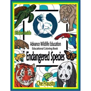 Sunbelt Publications Advance Wildlife Education Endangered Species Coloring Book 3645 Borrego Outfitters