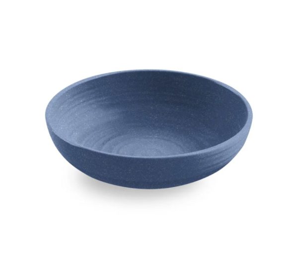 Tar Hong Melamine Planta Artisan Low Bowl Blue 12303 Borrego Outfitters